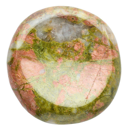 Unakite Freeform Worry Stone - Crystal Nest