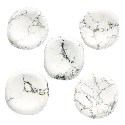 Howlite Freeform Worry Stone | Stress Relief & Calming - Crystal Nest