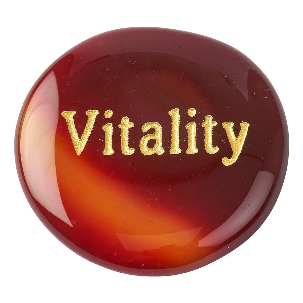 Carnelian Worry Stone “Vitality” | Energy & Confidence Crystal - Crystal Nest