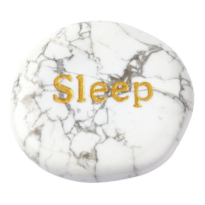 White Howlite Sleep Smoothstone