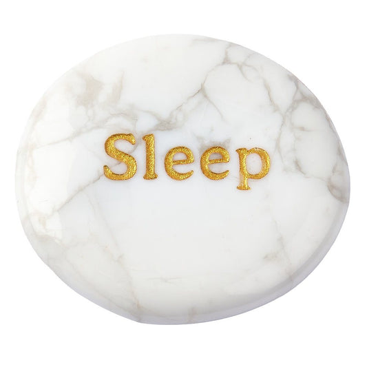 White Howlite Sleep Smoothstone