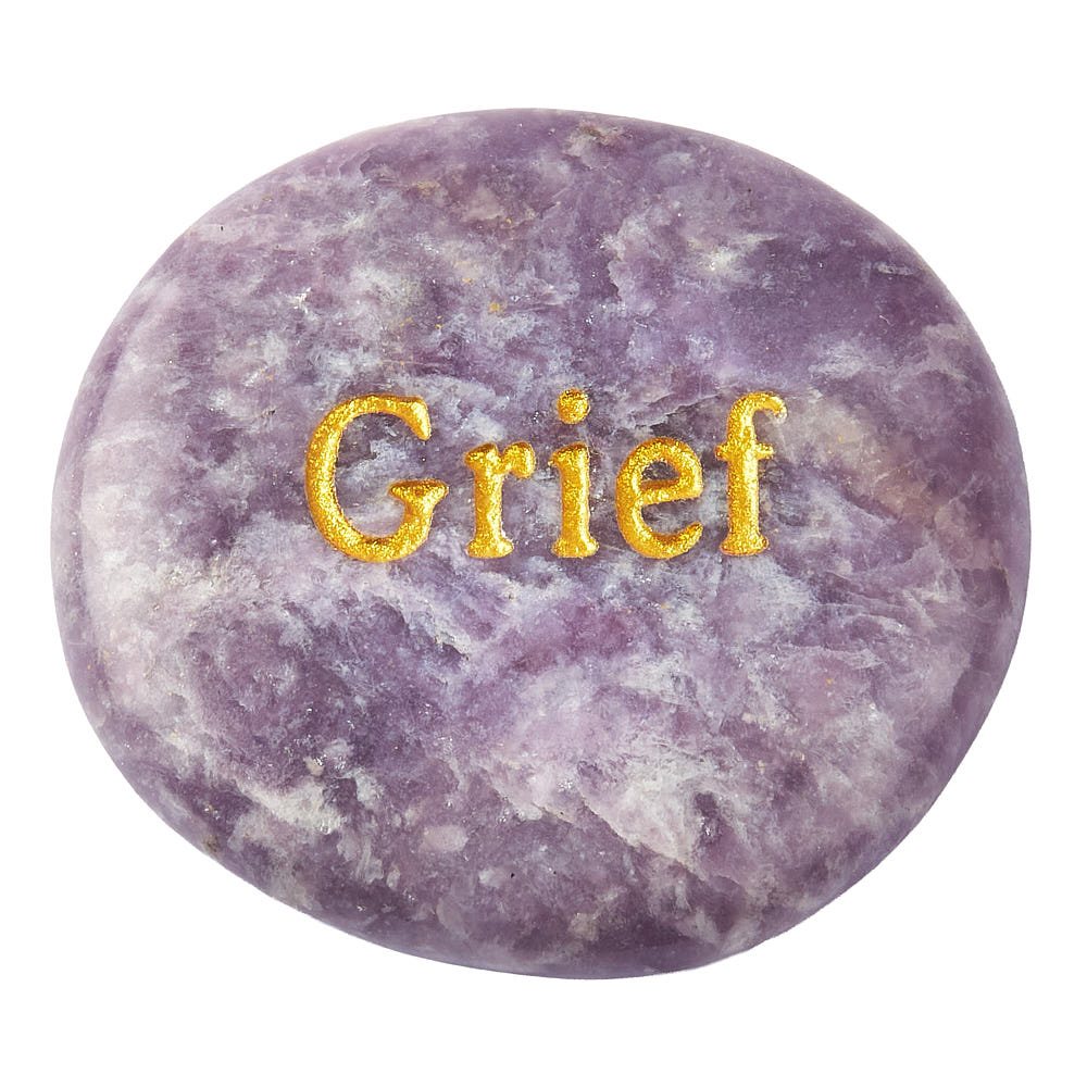 Lepidolite Grief Smoothstone | Comfort & Emotional Support