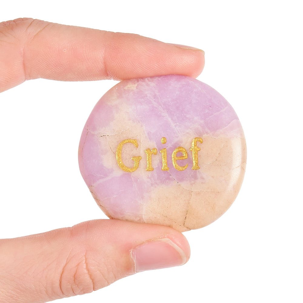 Lepidolite Grief Smoothstone | Comfort & Emotional Support