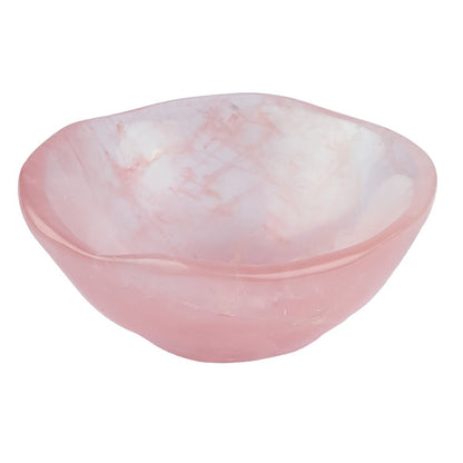 Rose Quartz Crystal Trinket Bowl | Love, Calm & Heart Healing - Crystal Nest