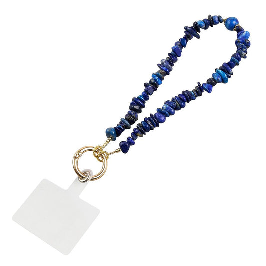 Lapis Lazuli Crystal Phone & Wrist Charm | Wisdom & Protection Strap - Crystal Nest