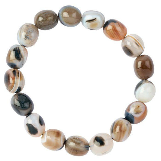 Agate Tumblestone Bracelet - Crystal Nest