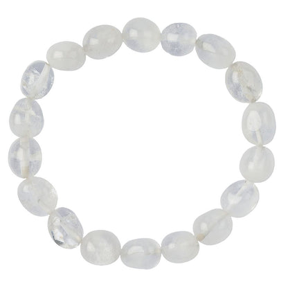 Clear Quartz Tumblestone Bracelet - Crystal Nest