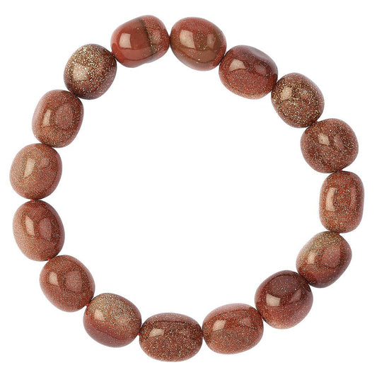 Goldstone Tumblestone Bracelet - Crystal Nest