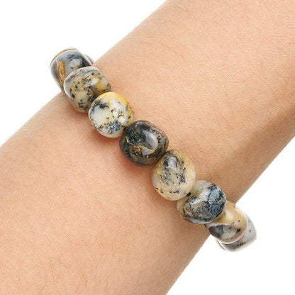 Dendrite Opal Tumblestone Bracelet - Crystal Nest