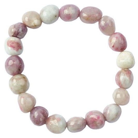 Rubellite Tumblestone Bracelet - Crystal Nest