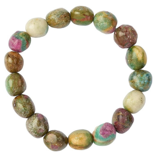 Ruby Fuchsite Tumblestone Bracelet