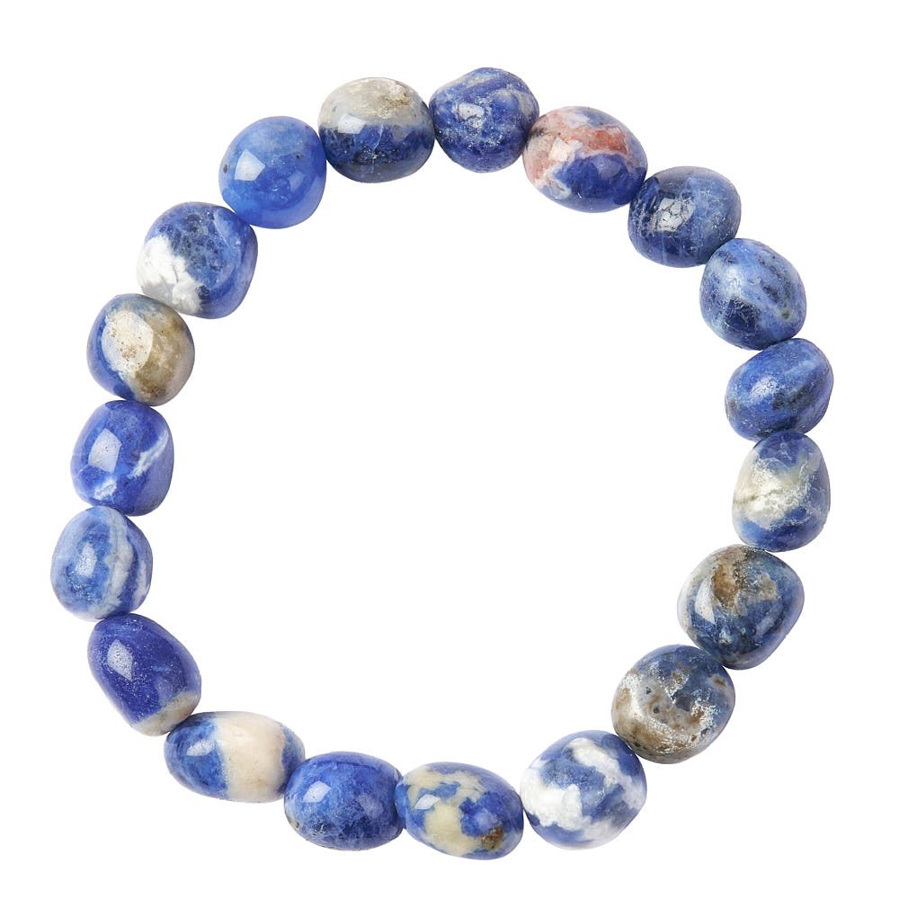 Sodalite Tumblestone Bracelet - Crystal Nest