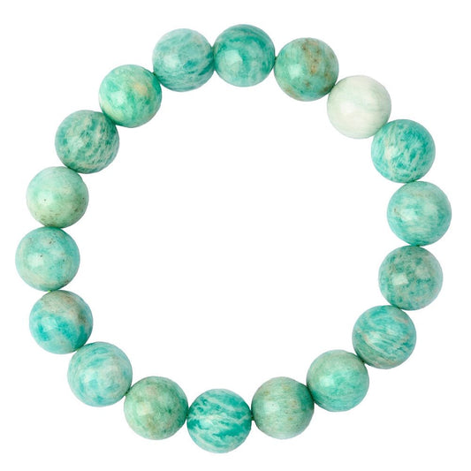 Amazonite Bead Bracelet - Crystal Nest