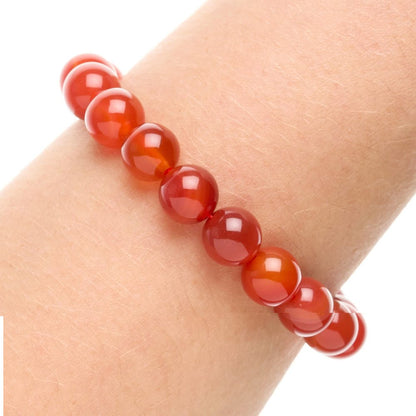 Carnelian Bead Bracelet
