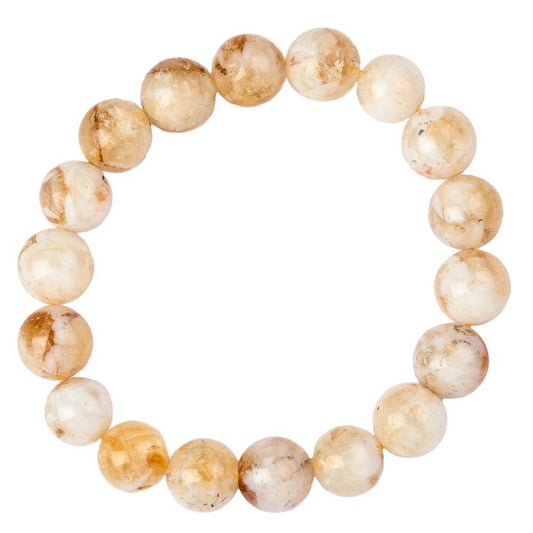 Citrine Bead Bracelet - Crystal Nest