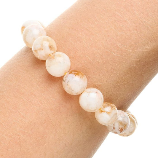 Citrine Bead Bracelet - Crystal Nest