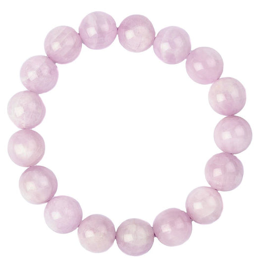 Kunzite Bead Bracelet - Crystal Nest