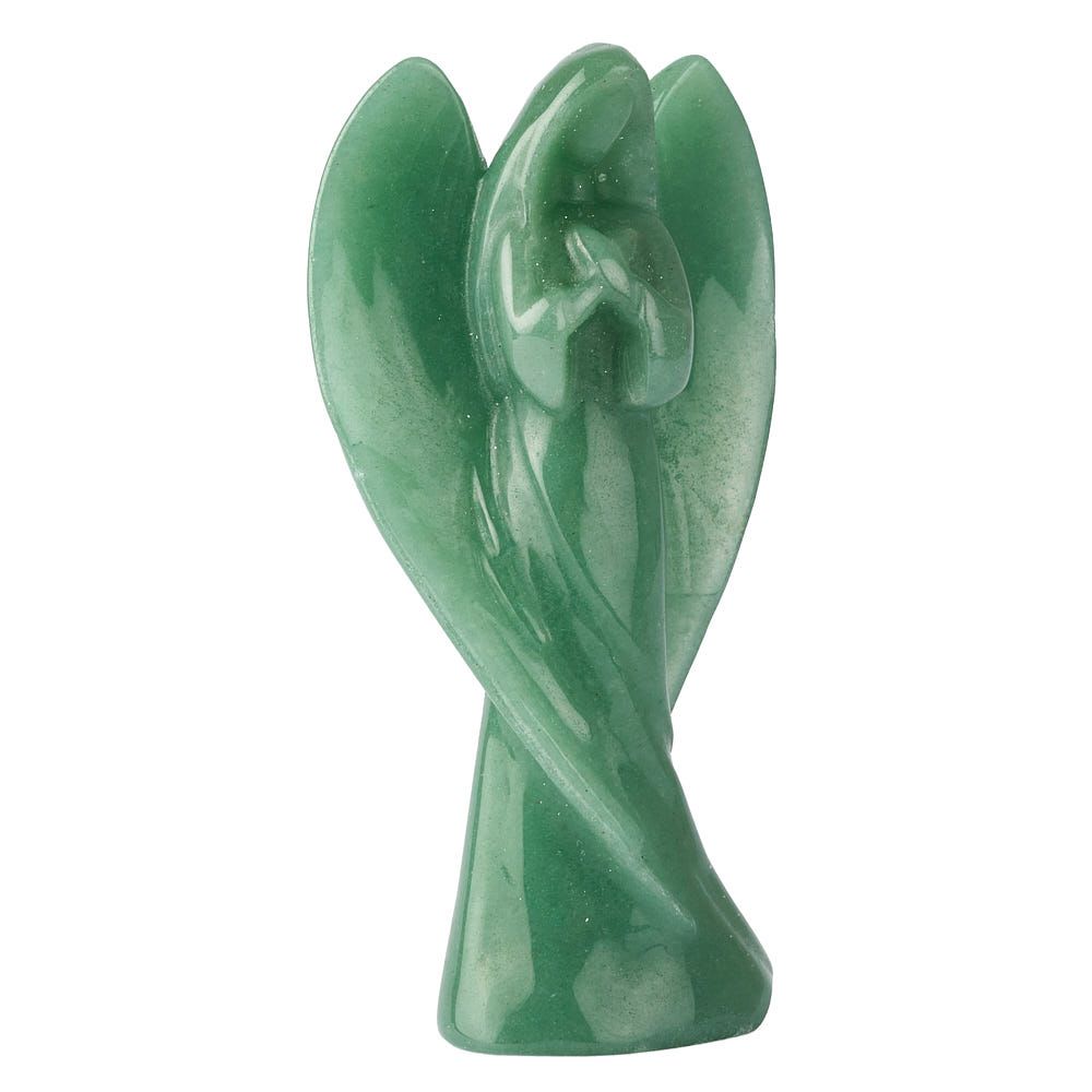 Green Aventurine Angel Mary