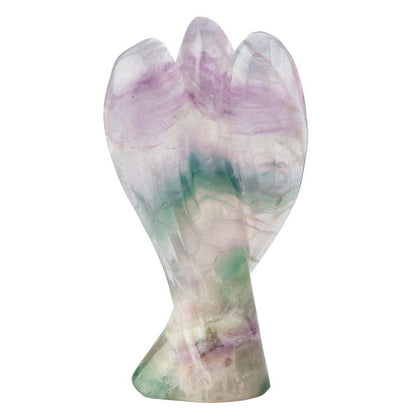 Rainbow Fluorite Angel Mary - Crystal Nest