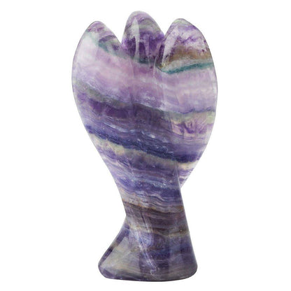 Rainbow Fluorite Angel Mary - Crystal Nest