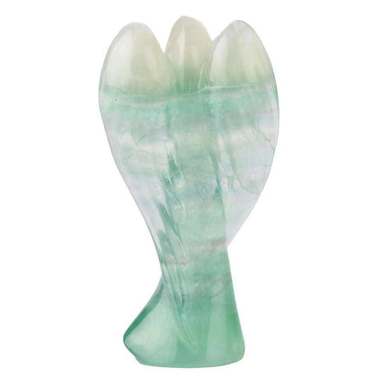 Rainbow Fluorite Angel Mary - Crystal Nest