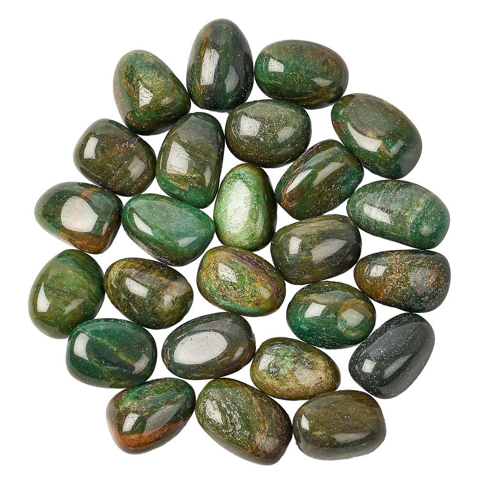 Green Fuchsite Tumblestone | Medium - Crystal Nest