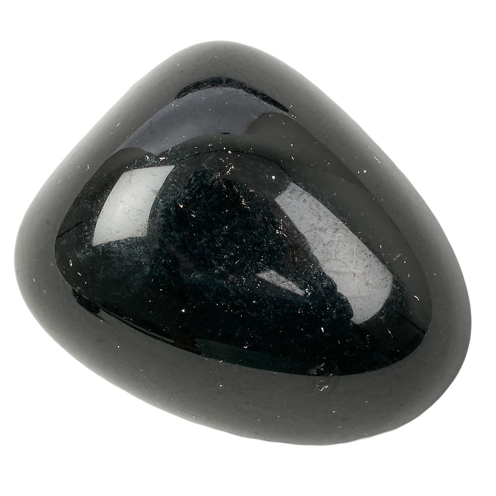 Black Obsidian Tumblestone | Medium - Crystal Nest