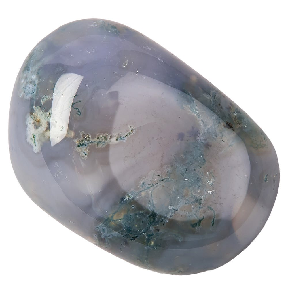 Moss Agate Tumblestone | Medium