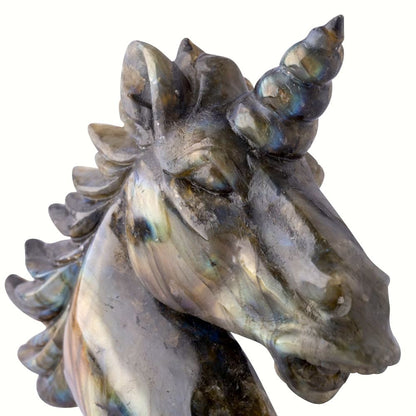Labradorite Unicorn Head - Crystal Nest
