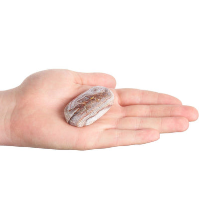 Crazy Lace Agate Smoothstone - Crystal Nest