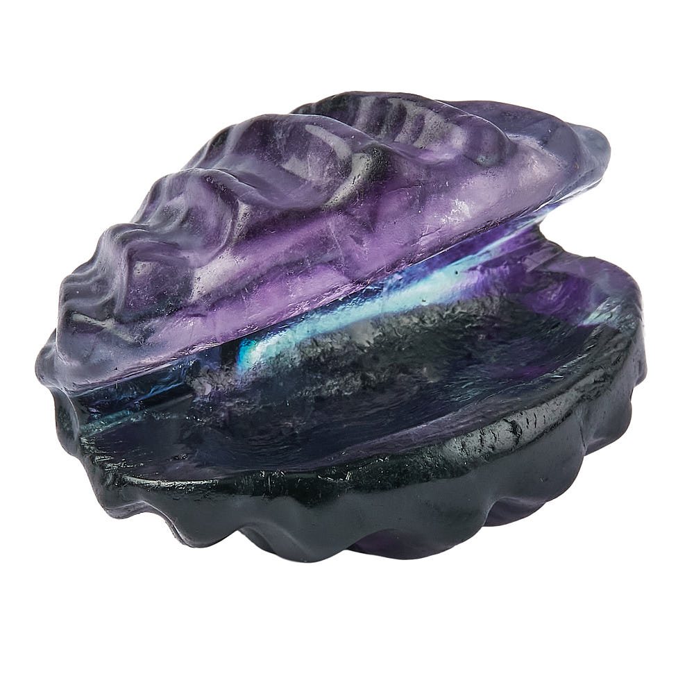 Purple Fluorite Crystal Shell
