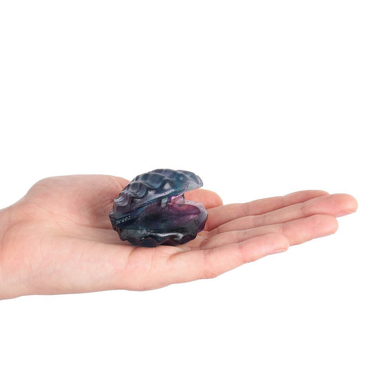 Rainbow Fluorite Crystal Shell