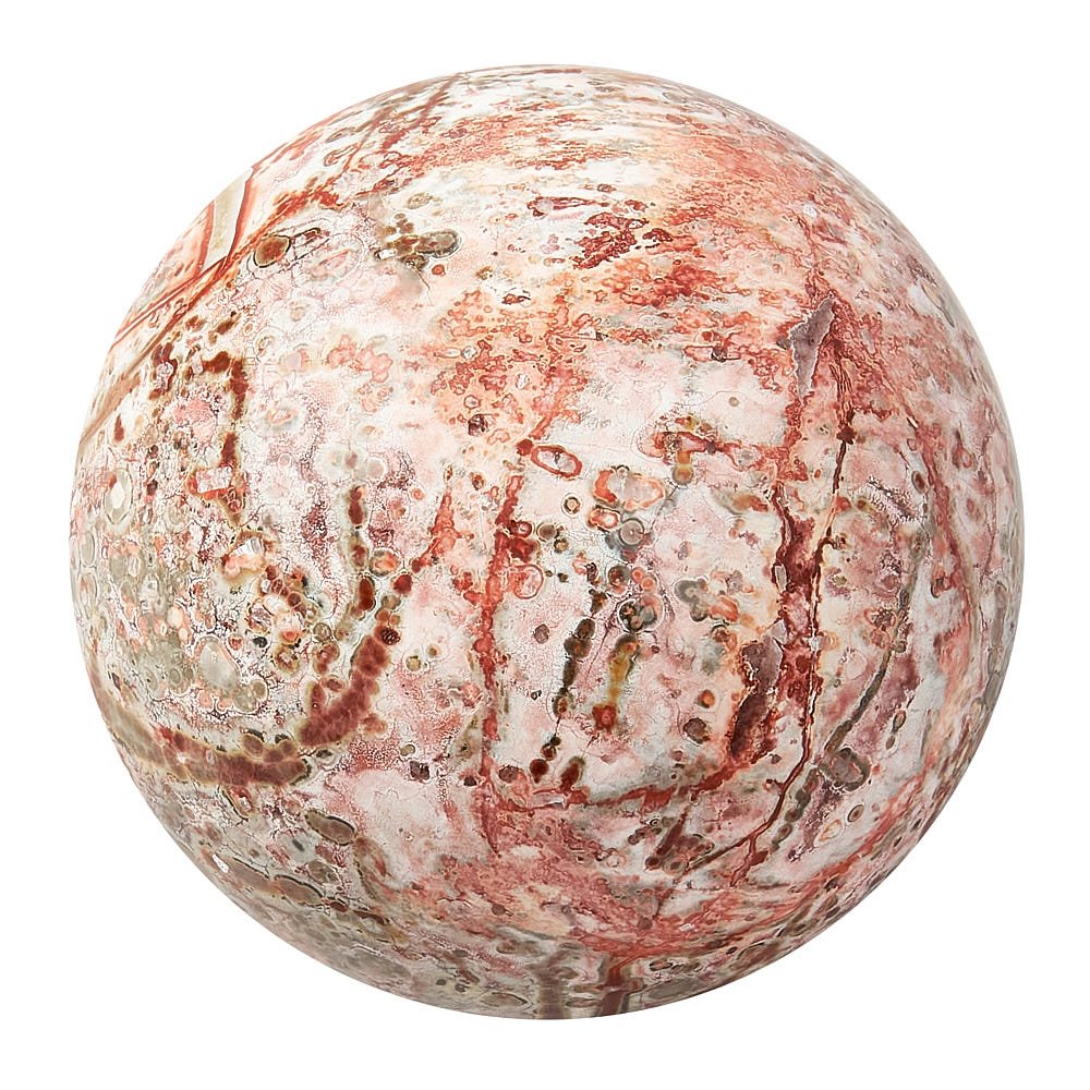 Leopardskin Jasper Sphere | Protection & Grounding Crystal - Crystal Nest