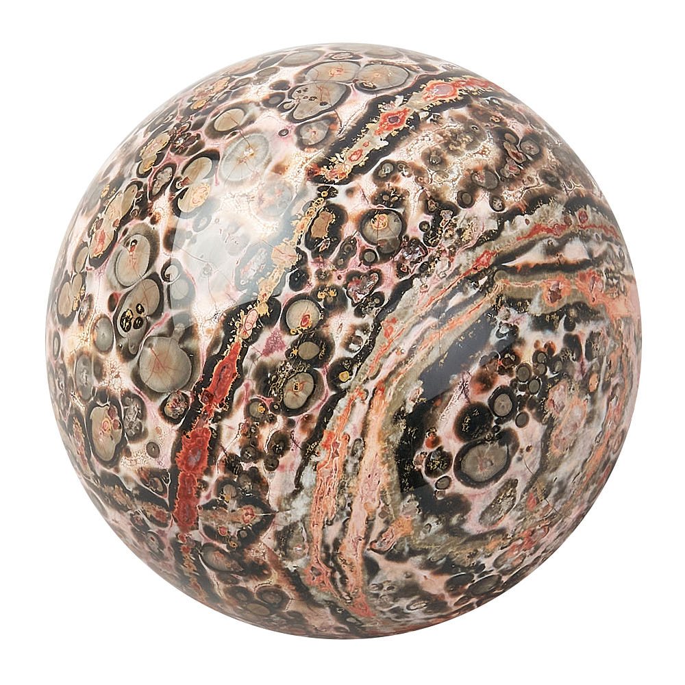 Leopardskin Jasper Sphere | Protection & Grounding Crystal - Crystal Nest