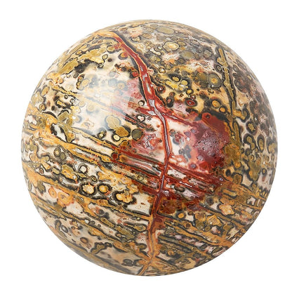 Leopardskin Jasper Sphere | Protection & Grounding Crystal - Crystal Nest