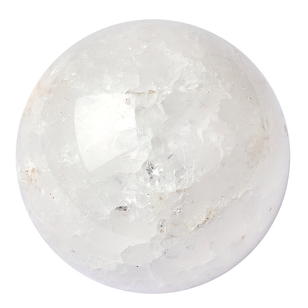 Moroccan Quartz Sphere | With or Without Light Base | 5-6cm - Crystal Nest