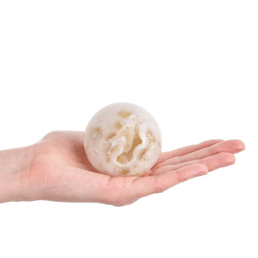 Moroccan Quartz Sphere | With or Without Light Base | 6-7cm - Crystal Nest