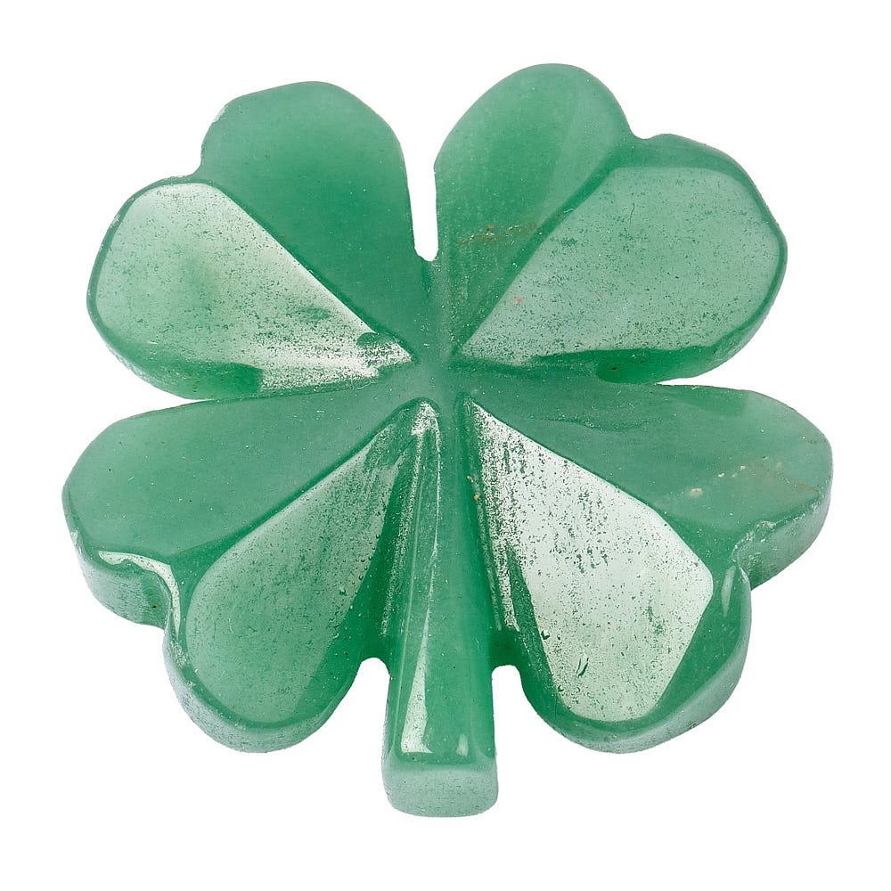 Green Aventurine Four Leaf Clover | Luck & Abundance Crystal