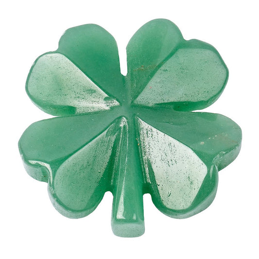 Green Aventurine Four Leaf Clover | Luck & Abundance Crystal