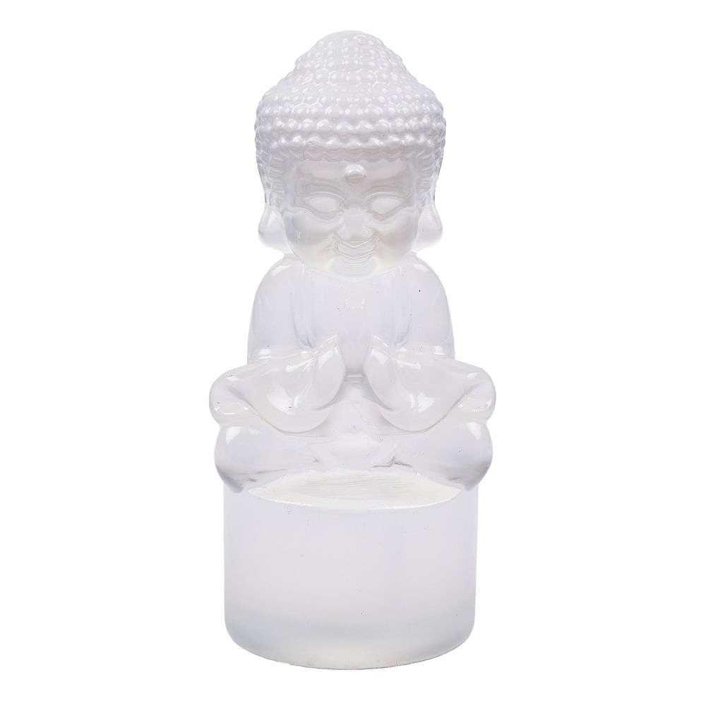 Selenite Buddha Statue | Peace & Energy Cleansing - Crystal Nest