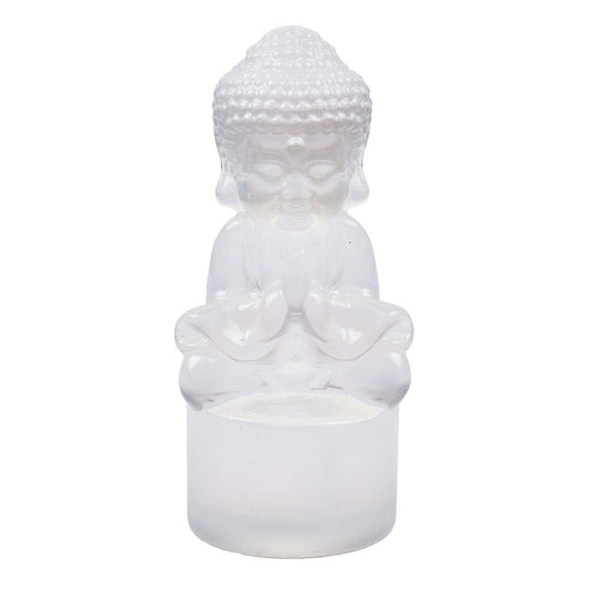 Selenite Buddha Statue | Peace & Energy Cleansing - Crystal Nest
