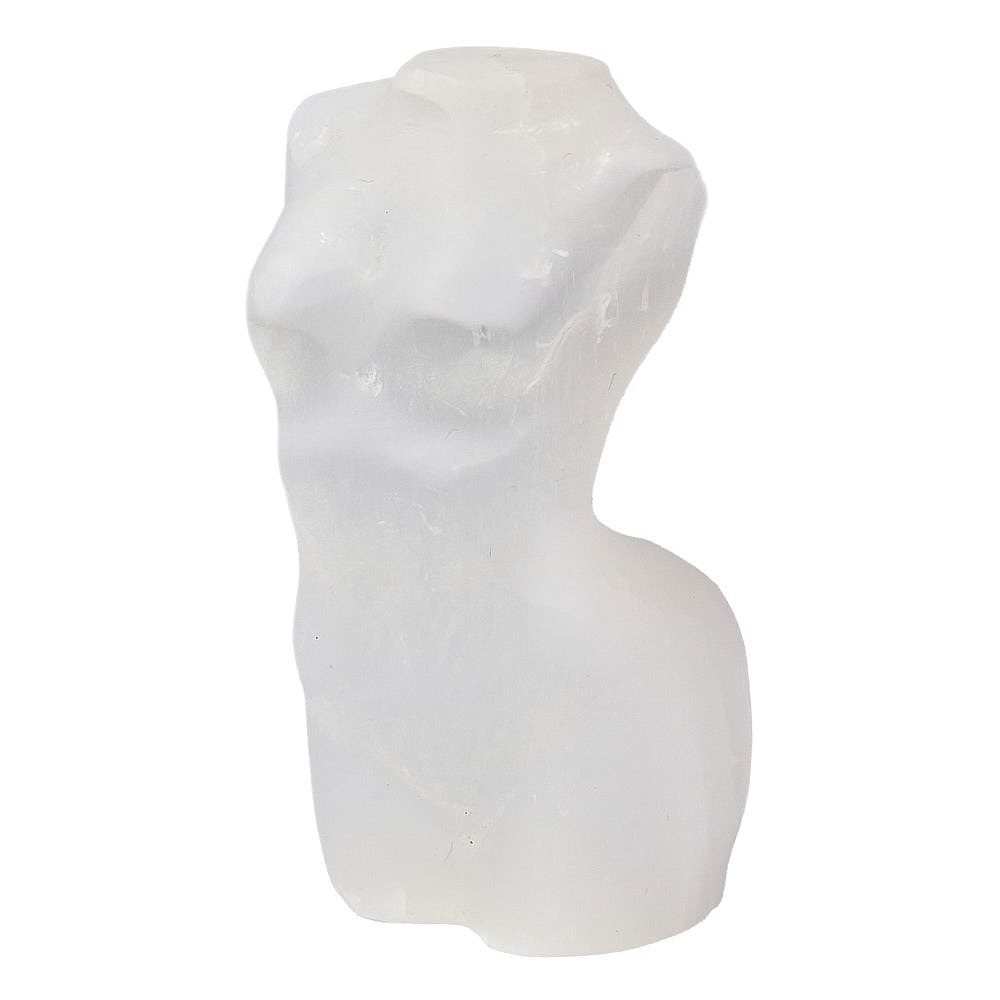 Selenite Goddess Statue (8cm) | Divine Feminine Crystal Carving