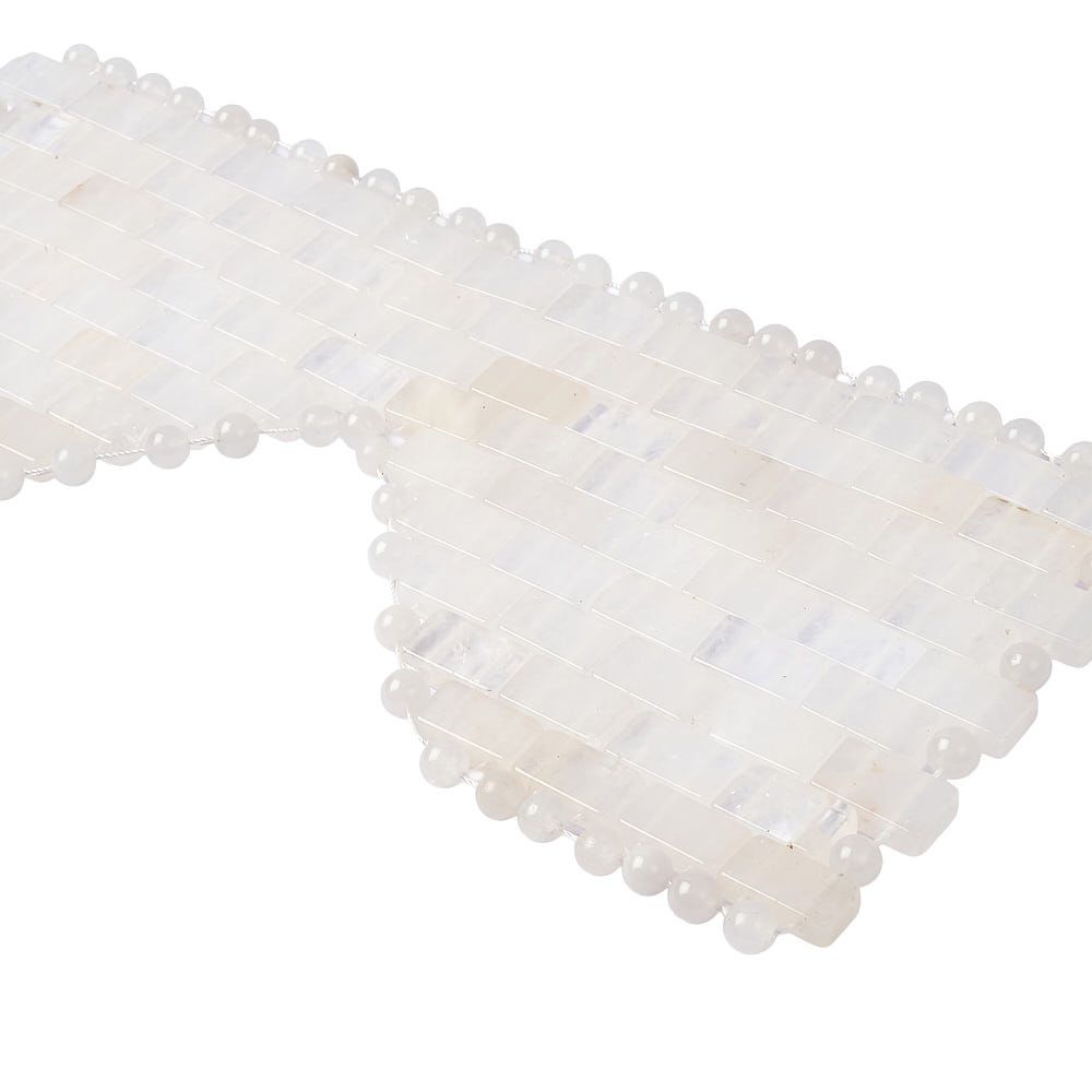 Clear Quartz Crystal Eye Mask | Cooling Relaxation for Face and Eyes