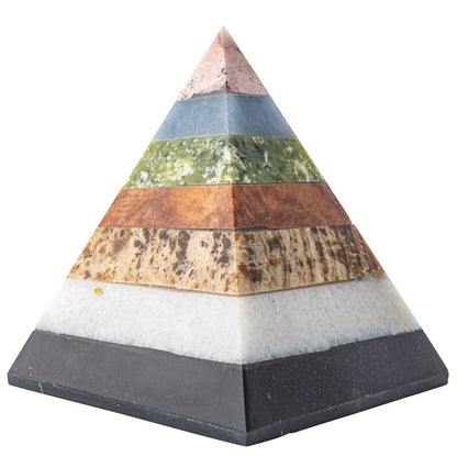 Multi-Stone Healing Crystal Pyramid - Crystal Nest