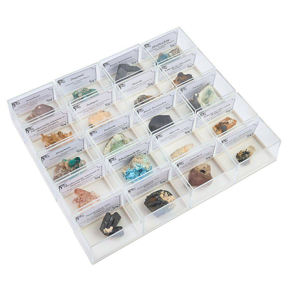 20-Piece Namibian Mineral Collection - Crystal Nest
