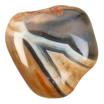 Natural Banded Agate Tumblestone - Large - Crystal Nest