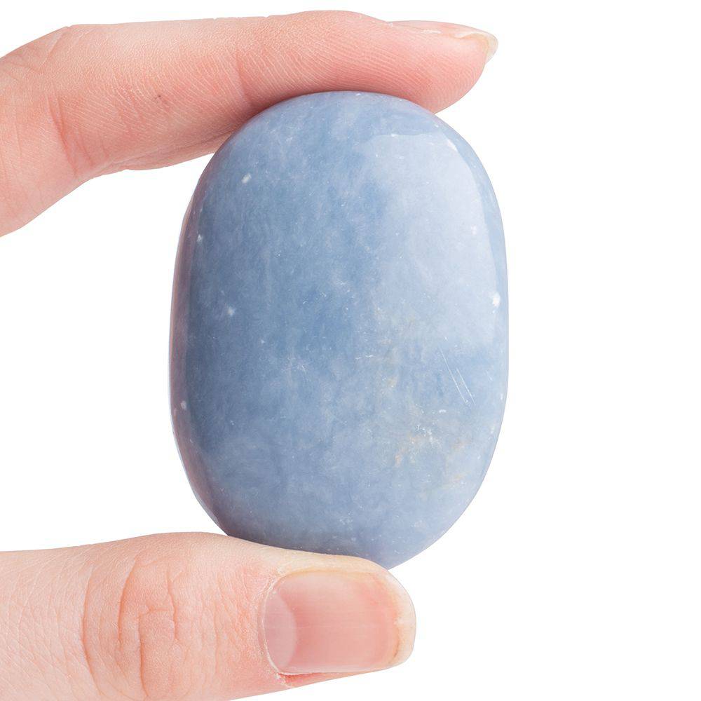 Angelite Palmstone - Crystal Nest