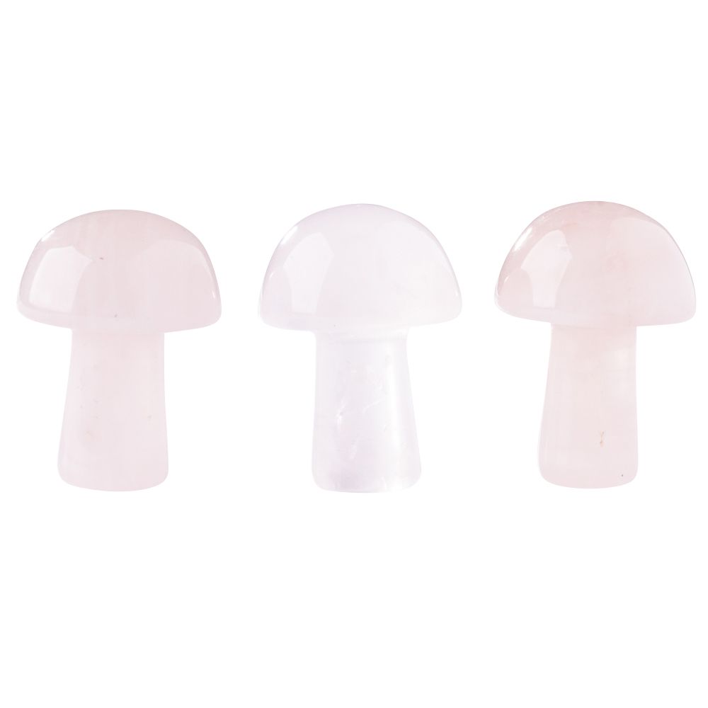 Rose Quartz Mini Crystal Mushroom