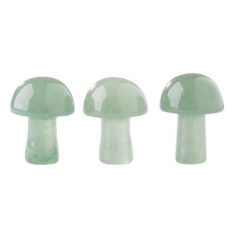 Green Aventurine Mini Crystal Mushroom - Crystal Nest