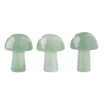 Green Aventurine Mini Crystal Mushroom - Crystal Nest